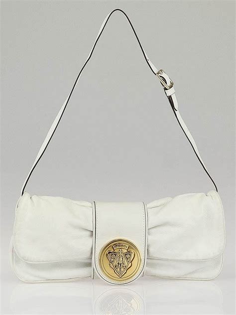 gucci clutch hysteria white